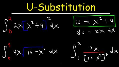 integral substitution calculator